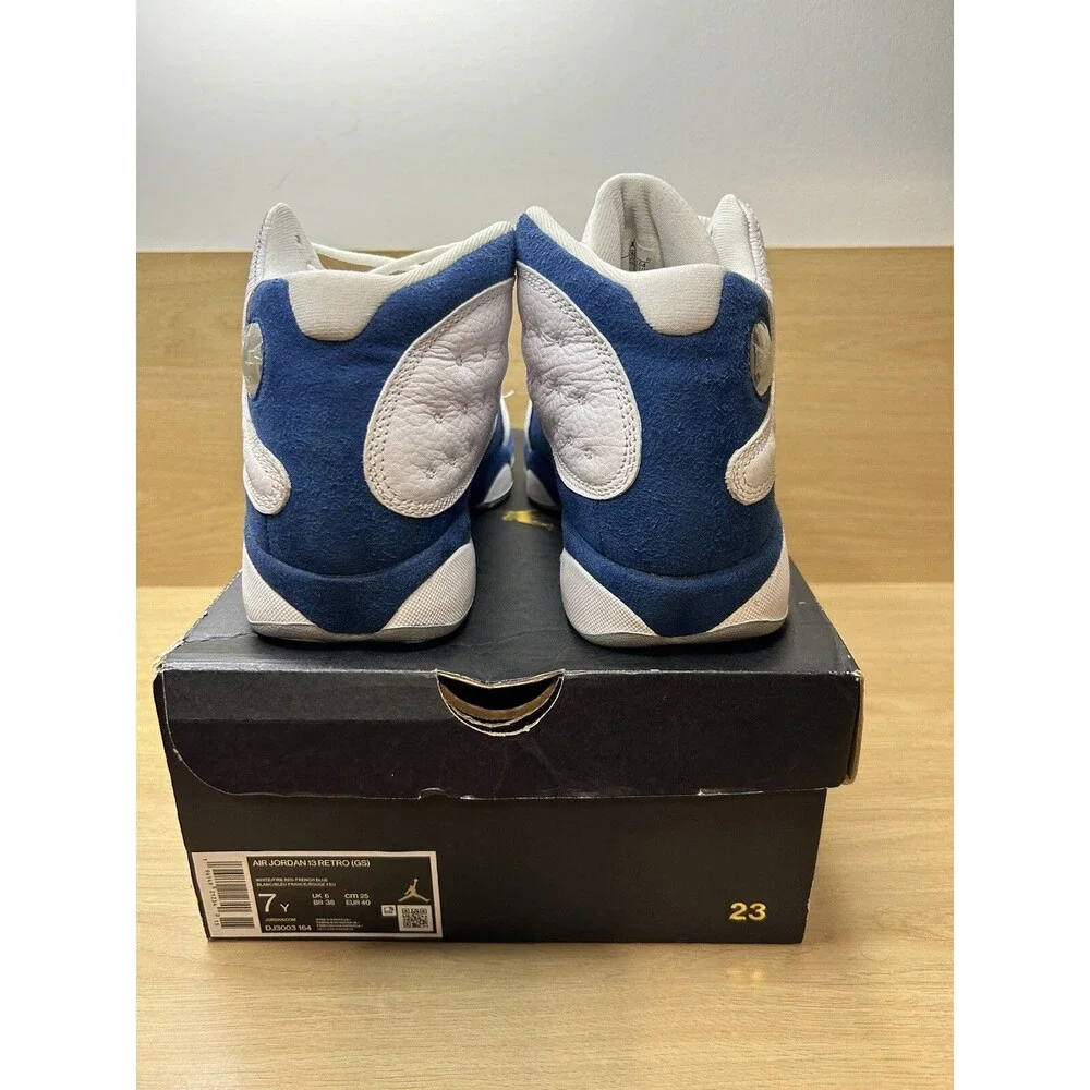 AIR JORDAN 13 RETRO (GS) "FRENCH BLUE" 2022 SZ. 7Y DJ3003-164 - Picture 9 of 12